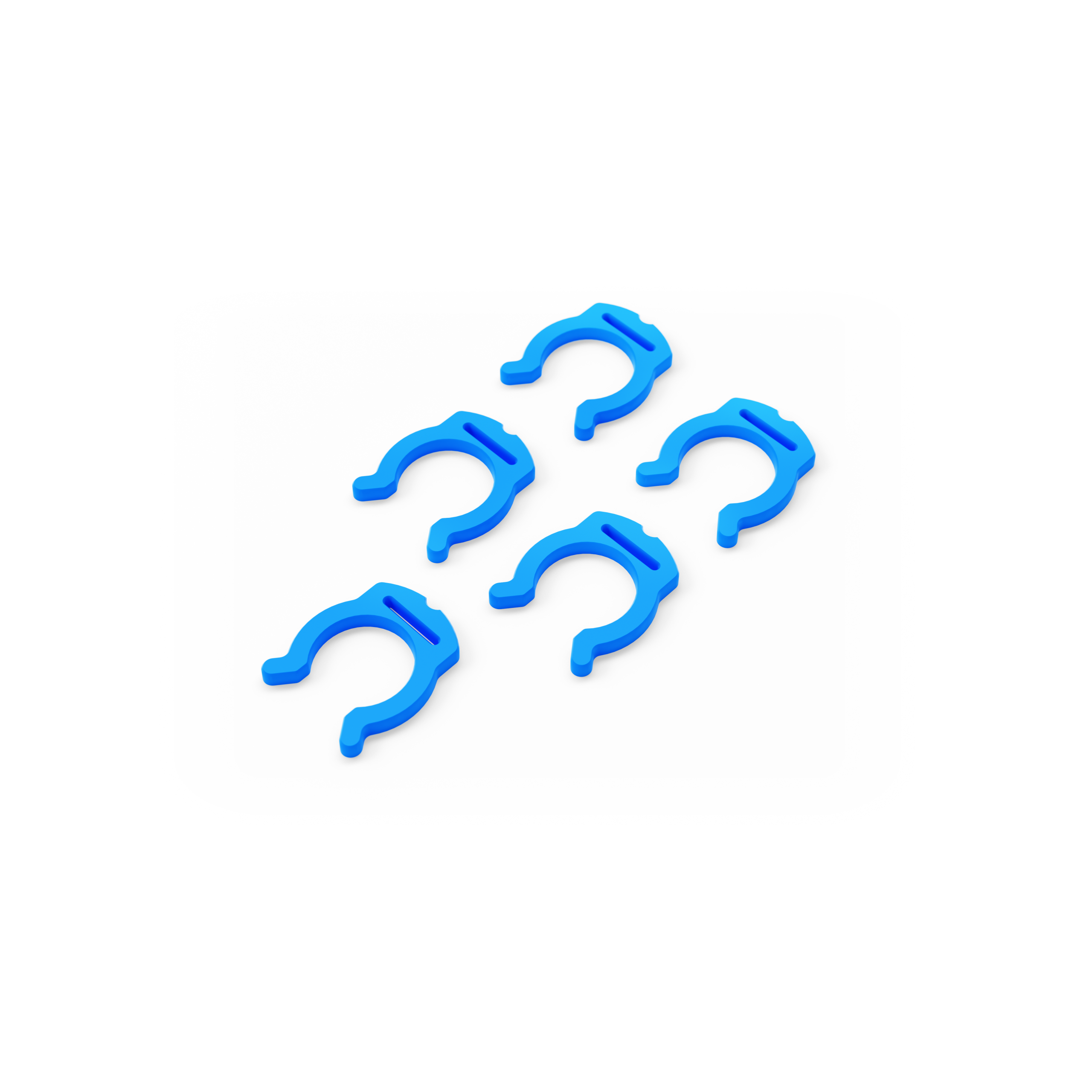 truu Sicherungsclip Set, blau (5 Stck.)